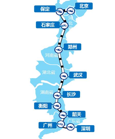 北京—深圳線高鐵列車廣告